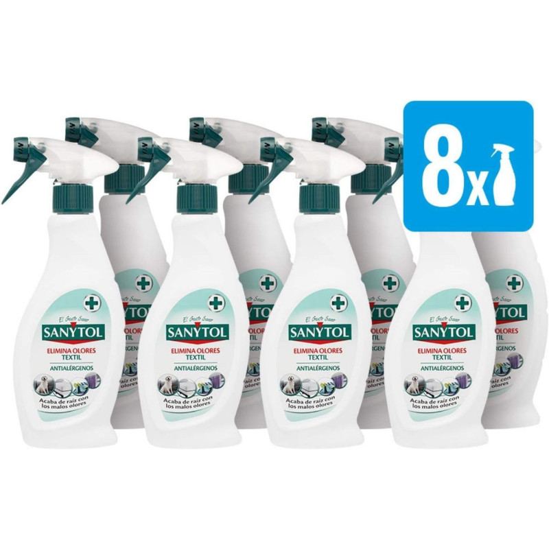 SANYTOL ELIMINAOLORES PISTOLA 500 ML PACK 8X500ML