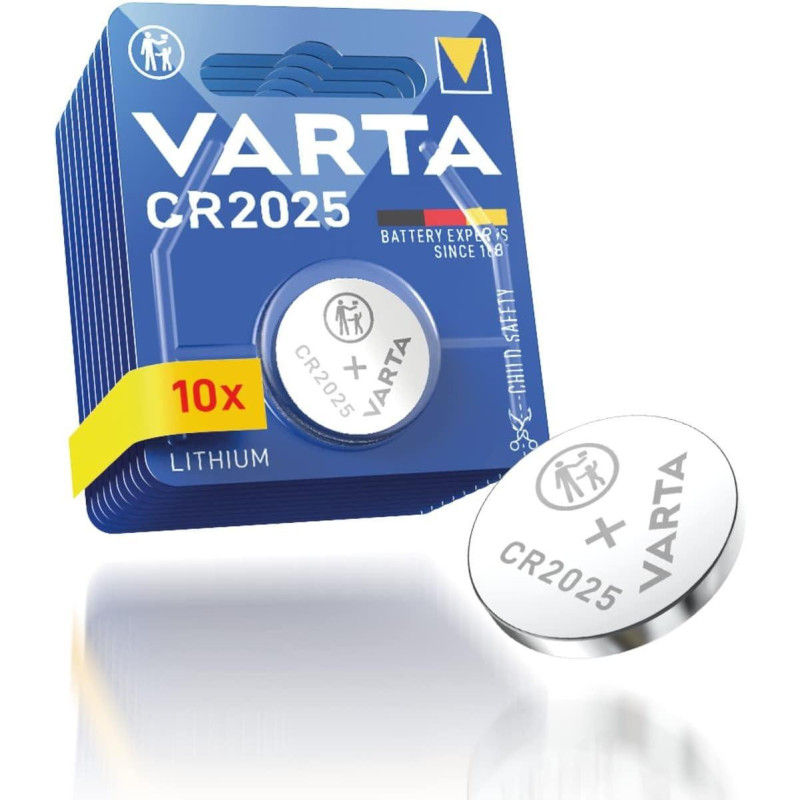 VARTA PILA BOTON CR 2025 LITIO 3V PROFESIONAL