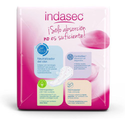 COMPRESA INDASEC INCONTINENCIA EXTRA ALOE VERA 20 UDS