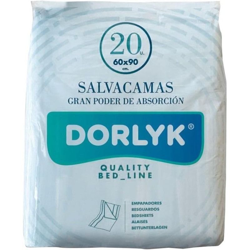 EMPAPADOR DORLYK 60*90 DE ALTA ABSORCIÓN PARA ADULTOS Y NIÑOS