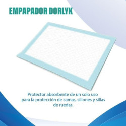 EMPAPADOR DORLYK 60*90 DE ALTA ABSORCIÓN PARA ADULTOS Y NIÑOS