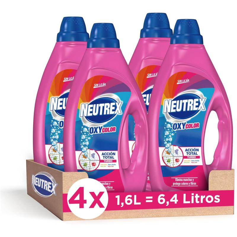 NEUTREX QUITAMANCHAS  OXY COLOR PACK 1600ML X 4 ( 6400 ML)