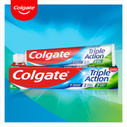 COLGATE PACK X6  PASTA DE DIENTES TRIPLE ACCION FRESCOR 75ML X 4UDS