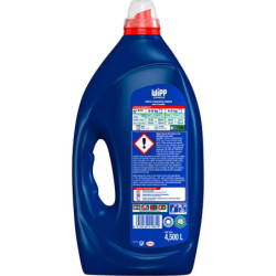 WIPP EXPRESS DETERGENTE MÁQUINA LÍQUIDO GEL LIMPIO & LISO BOTELLA 85 DOSIS