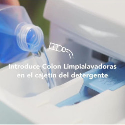 COLON LIMPIALAVADORAS - LIMPIA LA LAVADORA Y ELIMINA MALOS OLORES PACK 2* 250 ML (PAQUETE DE 2 USOS)