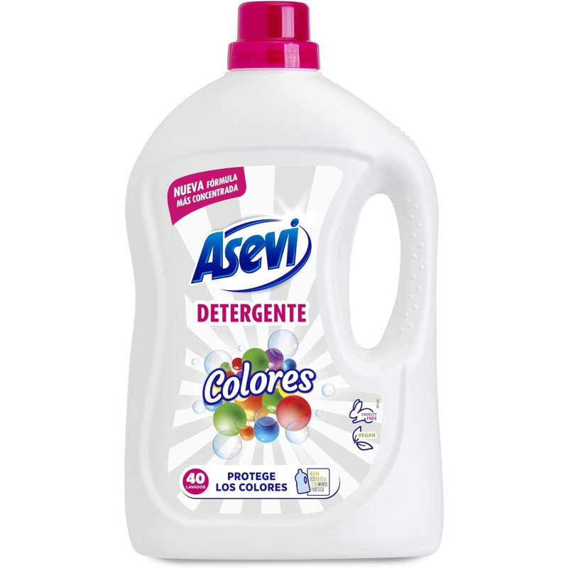 ASEVI DETERGENTE GEL COLORES 40+4 LAVADOS