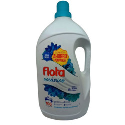 FLOTA  DETERGENTE LÍQUIDO QUITAMANCHAS AGUA FRÍA,ROPA BLANCA Y DE COLOR FRAGANCIAOCEANICO, 2X100 LAVADOS