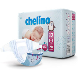 PAÑALES CHELINO TALLA 2 ( 3-6 KILOS) RECIEN NACIDO