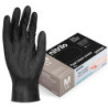 GUANTES NITRILO EXTRA RESISTENTE 6 GR DE GROSOR NEGROS TALLA S SANTEX IDEAL COCINA , ESTETICA, MECANICA, HORECA