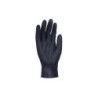 GUANTES DE NITRILO  NEGRO TALLA M CALIDAD 3.5GR SANTEX SIN POLVO  ESTUCHE 100UDS ( SANITARIO , ALIMENTACION, HORECA...)