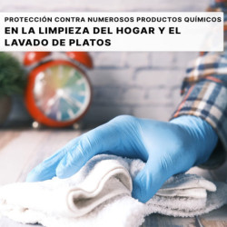 GUANTES DE NITRILO CALIDAD 3.5GR AZUL SANTEX SIN POLVO TALLA L ESTUCHE 100UDS ( SANITARIO , ALIMENTACION, HORECA...)